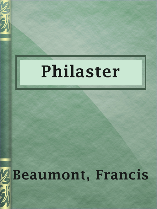 Cover image for Philaster